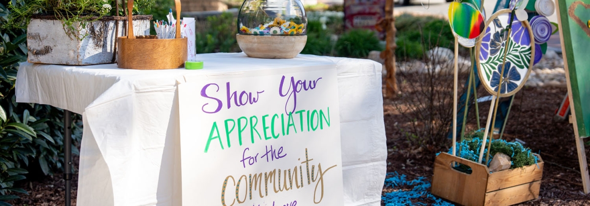 table at the Great Community Give