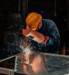 welder at work welder at work