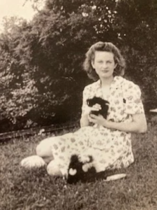 girl with pets